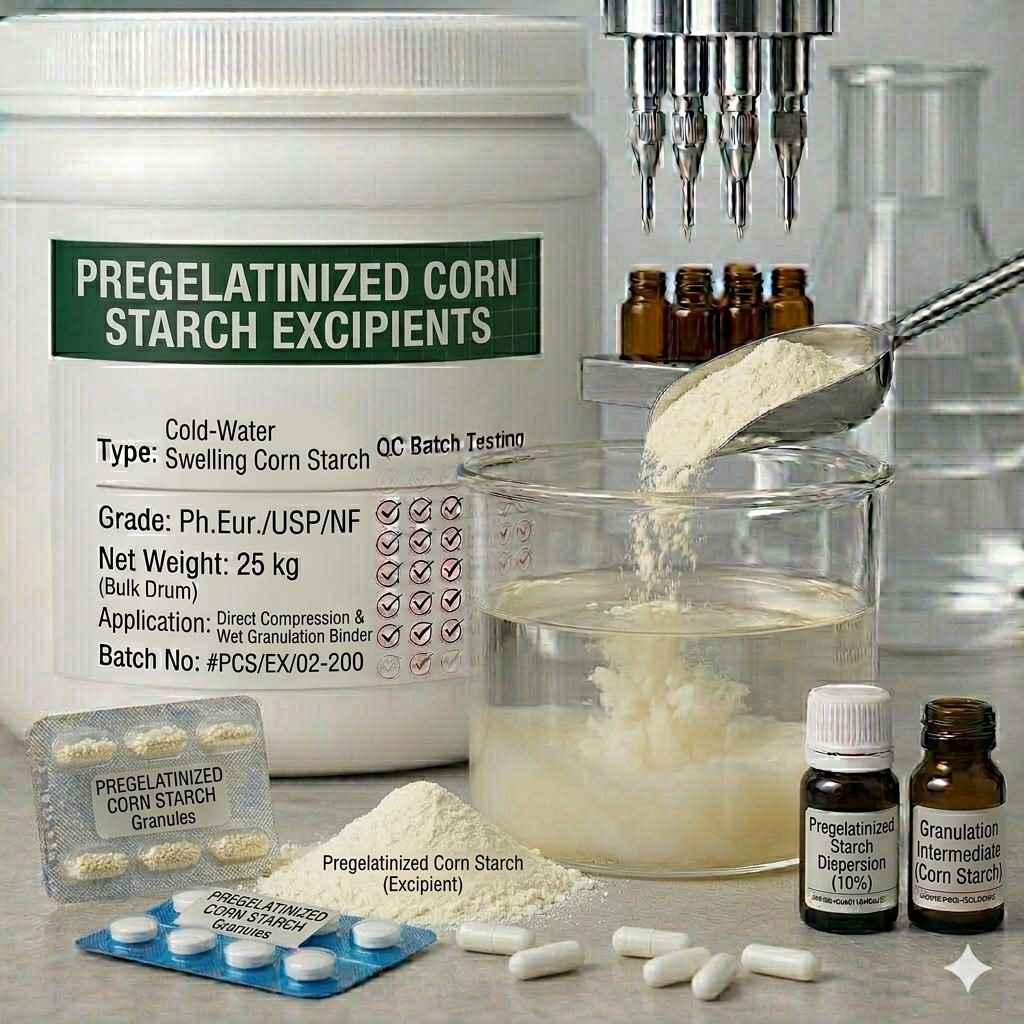 Pregelatinized Corn Starch