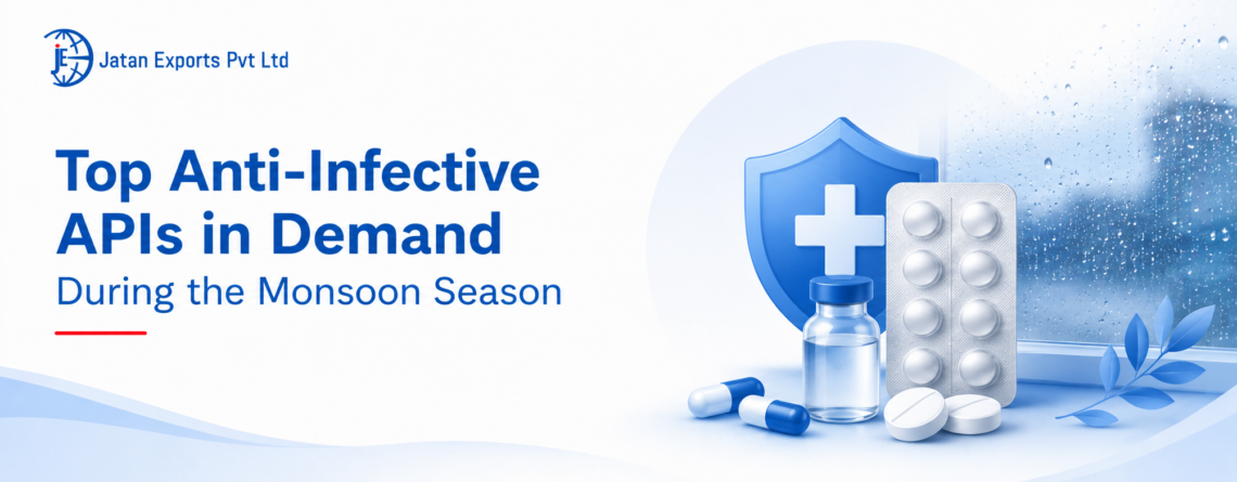 Top Anti-Infective APIs in Demand During the Monsoon Season